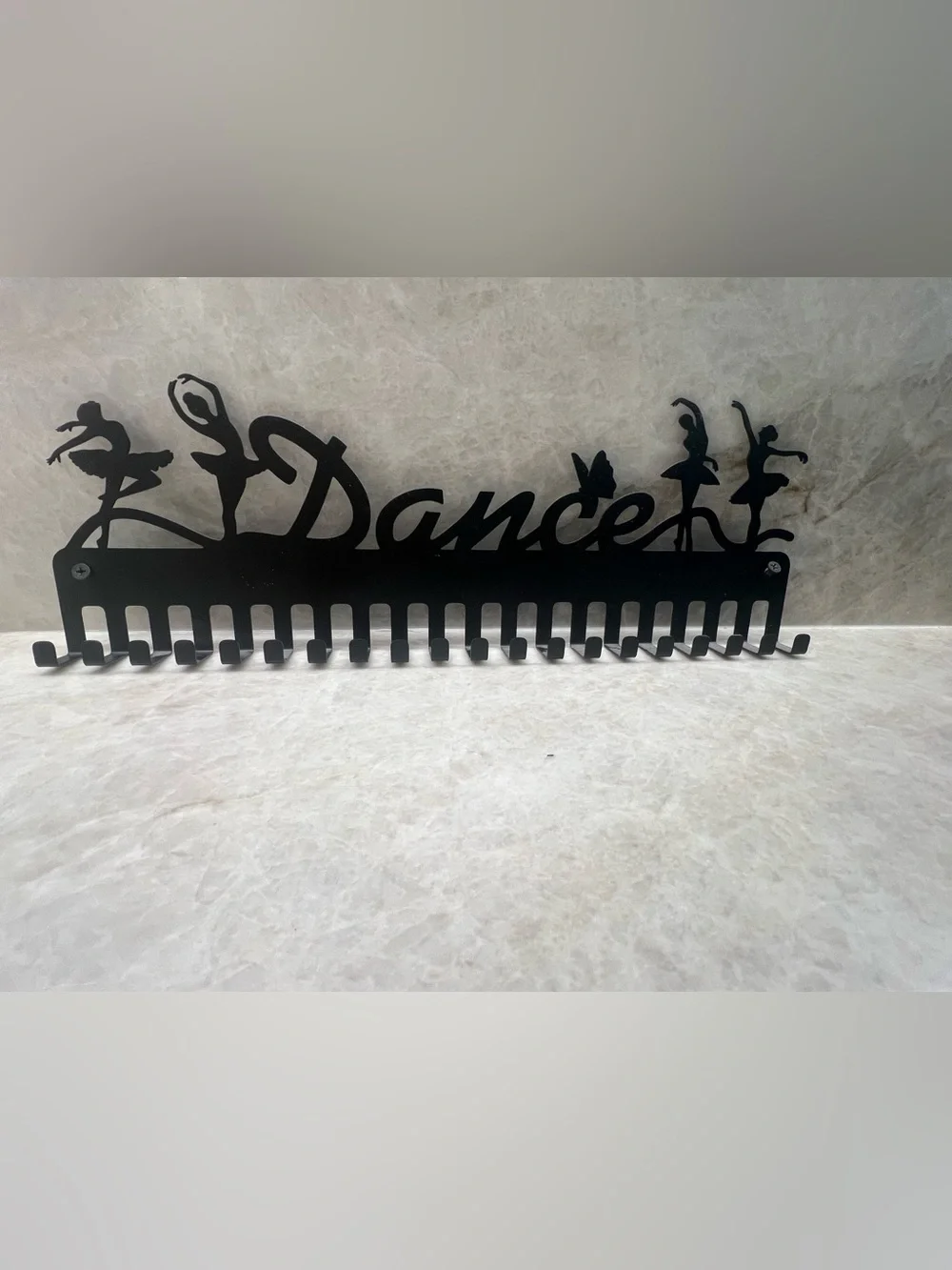 Black 'Dance' Wall Medal Hanger